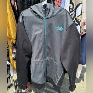 Boys The North Face Zip Up Hoodie L